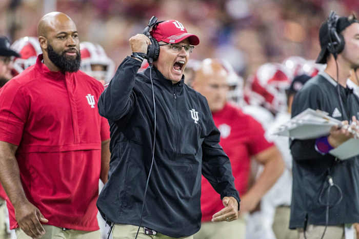Indiana has been competitive with Michigan at times in the past few years, but hasn't been able to get over the hump. They get another shot on Saturday. (USA TODAY Sports)